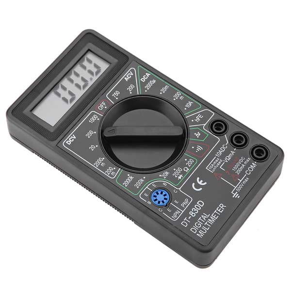 Mini LCD digital multimeter - Spenning, strøm, motstandstester