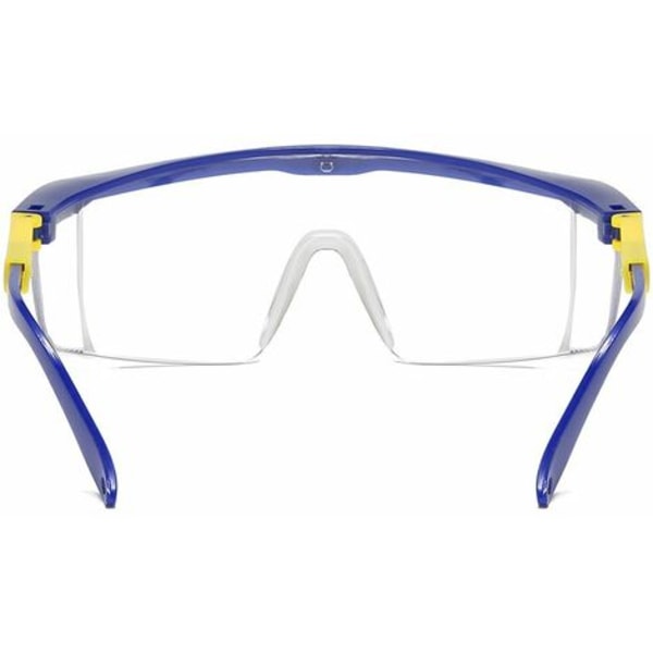 Arbejdsbeskyttelsesbriller (1 par). med sidebeskyttelse mod partikler. Anti-UV og anti-ridse polycarbonat linser.