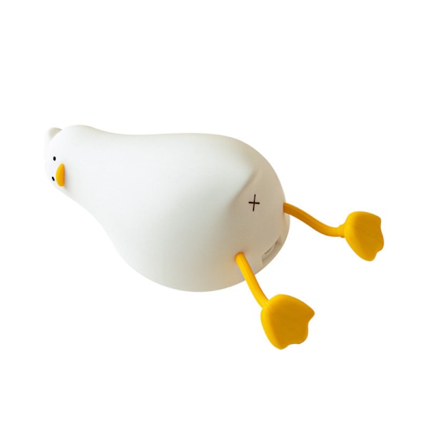 Makaava Flat Duck Night Light Makuuhuoneen ladattava Pat Light