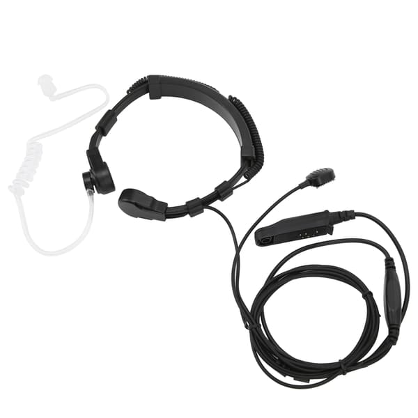UV 9R Plus BF 9700 BF A58 Trådløst Headset Halsvibrasjon PTT Mikrofon