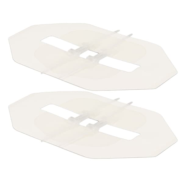 2-pack självhäftande bandage med blixtlås för sårvård