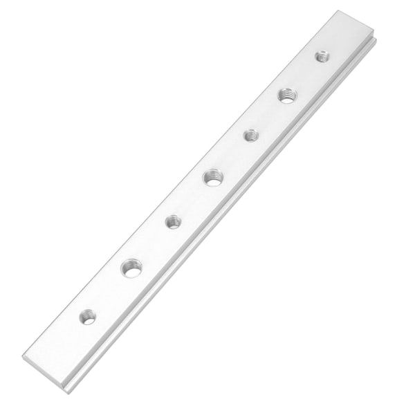 T-spår geringsspårklämma 200 mm aluminium geringsstång Tillbehör för träbearbetning Silver