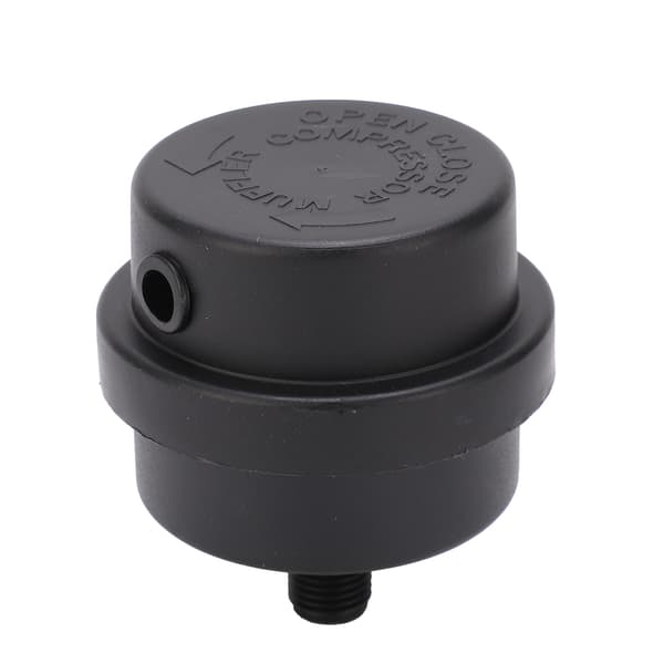 Stille luftfilter for oljefri luftkompressorpumpe, plastmateriale G1/4-tilkobling