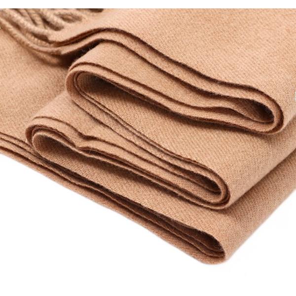Cashmere halsduk höst och vinter förtjockad varm sjal vintersjal (kamel)