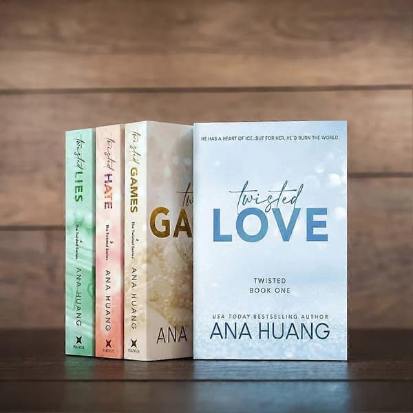 Twisted-serien Ana-Huang Alla böcker Set Twisted-Love/Games/Hate/Lies Böcker Set för män kvinnor Bundle
