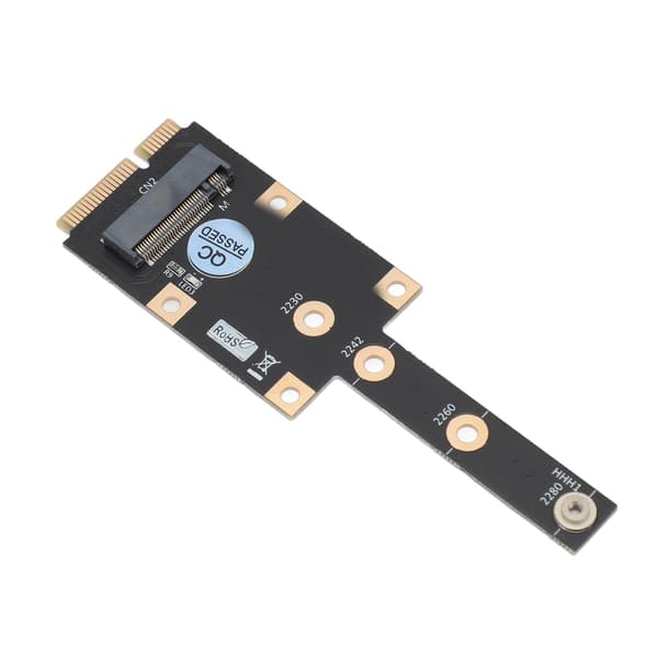 M2 NGFF NVME SSD Adapter Mini PCIE til M2 M Key Konverter til 2230 2242 2260 2280 SSD