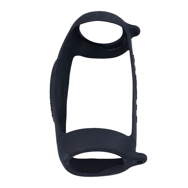 Fitbit Charge 5 Silikonfodral Justerbart Armband Skyddande Hölje med Karbinhake Svart