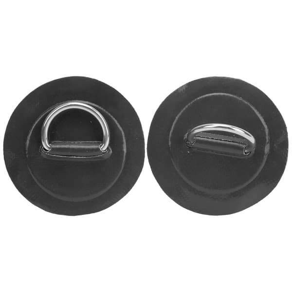 2-personers oppustelig kajak D-ring pad patch PVC marine rustfrit stål spænde sort