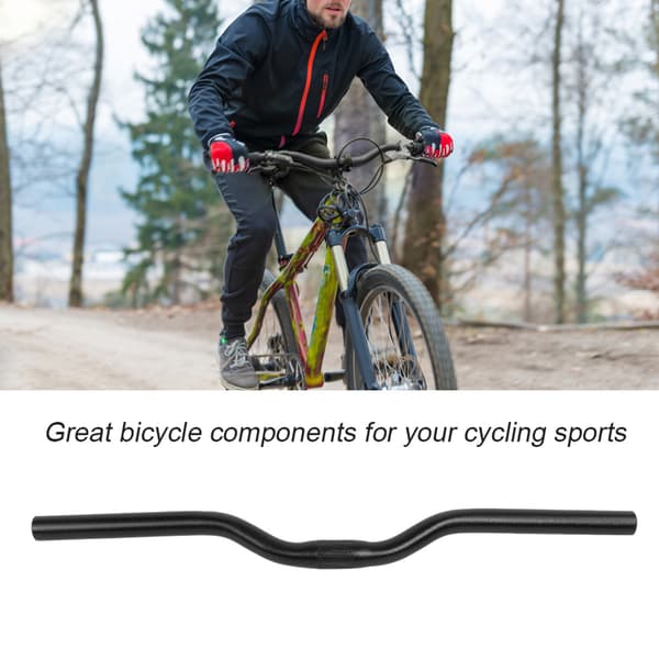 Aluminium Quick Shift Racercykel Gear Riser Styr 25,4 mm 520 mm Sort