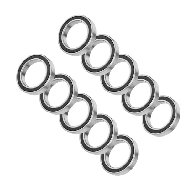 10 st 25mm 37mm 7mm Gummitätade Spårkullager