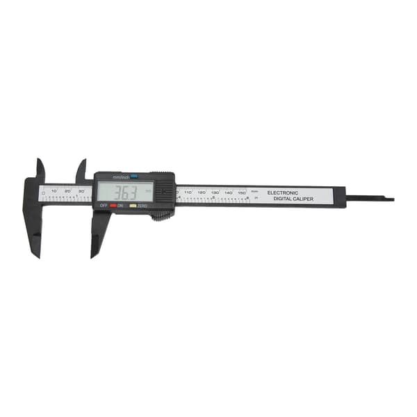 Digital bromsok i kolfiber 0–150 mm med LCD-skärm