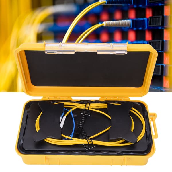 OTDR Fiber Optic Startkabelbox LC UPC Test Förlängningssladd Singlemode 500M