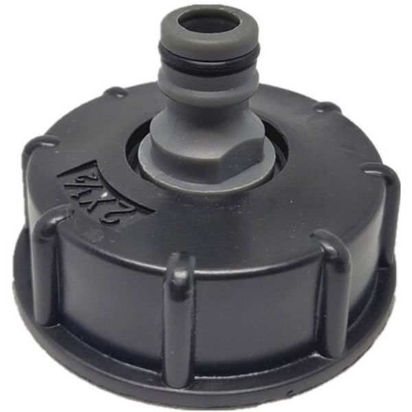 IBC ton barrel connector ton barrel garden pieni nänni puutarhaliitin