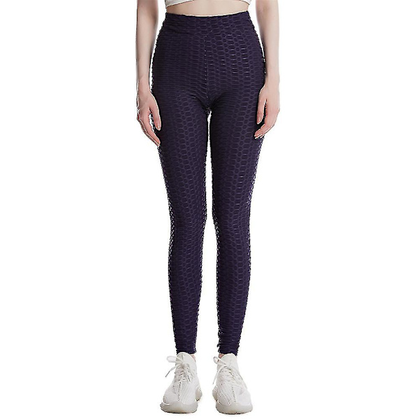 Naisten korkeavyötäröiset superjoustavat leggingsit Navy Blue XL