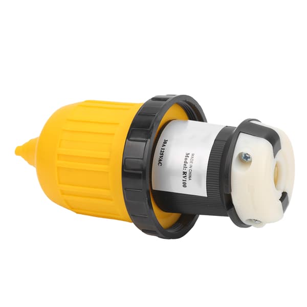 RV Strømuttak Låsringdeksel 30Amp 125V for Caravan