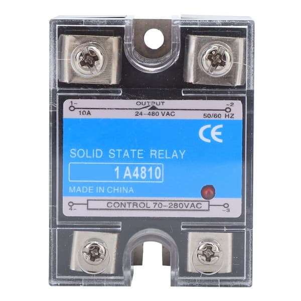 BERM 1 A4810 10A SSR Solid State Relä 70 280VAC Ingång 24 480VAC Last AC Elektrisk Utrustning för CNC-maskiner