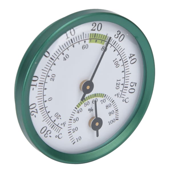 Mini Väggmonterad Termometer Hygrometer Transparent Stor Skärm