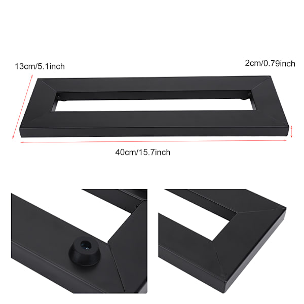 1 Set Gitarr Effekter Pedaler Board med Setup Tejpklämma för Elgitarr Pedal S
