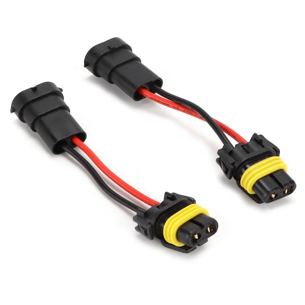 H11 til 9005 9006 Forlygteadapter Universal Plug and Play 12V 24V