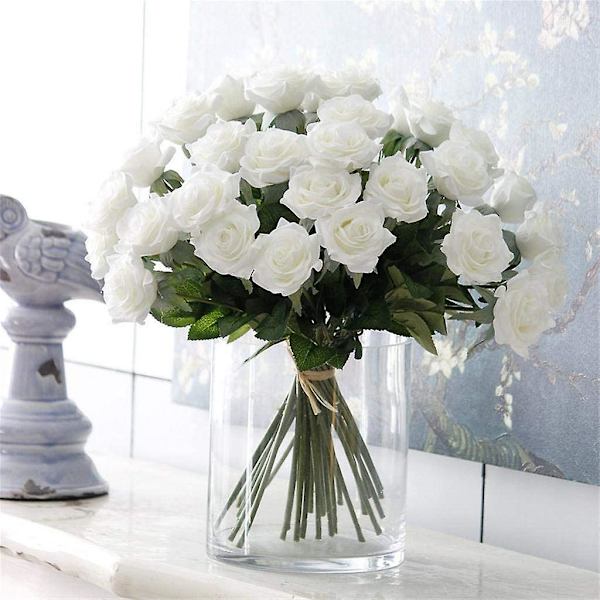 Jäljitelmä Rose White 10 kpl