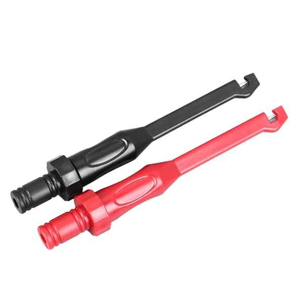 2P Testledning Bananstik 4 mm Probe Multimeter Tilbehør Sort Rød til Måling