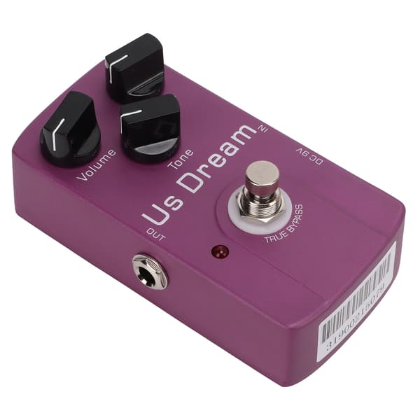 Distortion Effect Analog Tube Speaker Guitar Monoblock Distortion Pedal med True Bypass 10mA