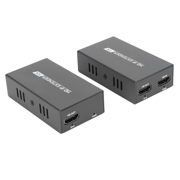 HDMI Extender Sender Mottaker Signaloverføring 110-240V US Plug