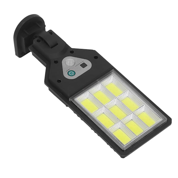 Högkänslig rörelsesensor solcellslampa med fjärrkontroll - Solcellsensorlampa IP64 vattentät COB vit belysning