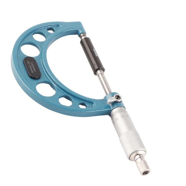 Mikrometer i rostfritt stål, hög precision, tjockleksmätningsverktyg 0,01 mm 50-75 mm