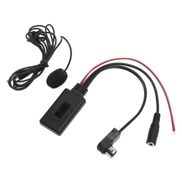 Bluetooth Aux-kabel Ljudadapter för Alpine KCA121B AINET CDA9857 Smartphone Mikrofon Handsfree