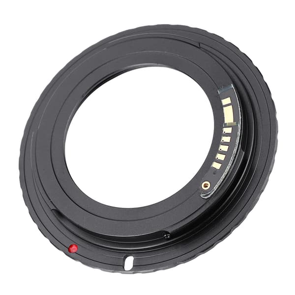 M42-EOS/EF Elektrisk Adapterring til M42-objektiv til Canon EOS/EF Mount-kamera