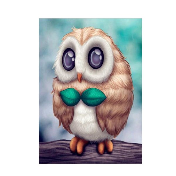 5D DIY Owl diamond painting (30*40cm)