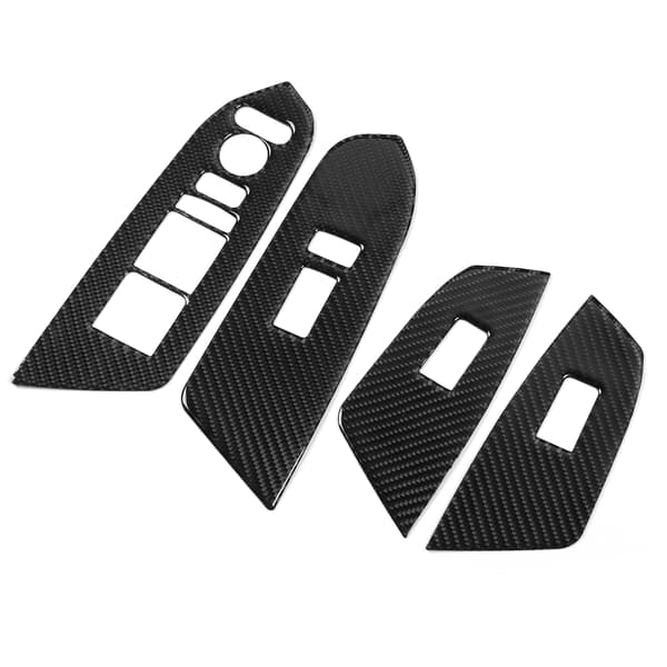 4 stk. Bilskiftpanel Trim i Kulfiber til Honda CRV 2016-2019