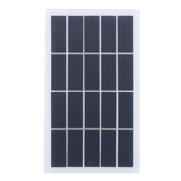 Bærbar 2W 5V Polykrystall Solcellepanel Laminert Plate Solcellekomponent DIY Lader