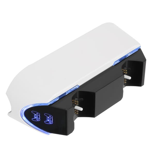 PS5 Kontroller Ladestasjon med Hurtigladeadapter