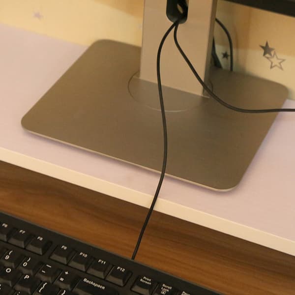 Træ LED-skærmstativ Riser Desktop Organizer Displayhylde Lilavit