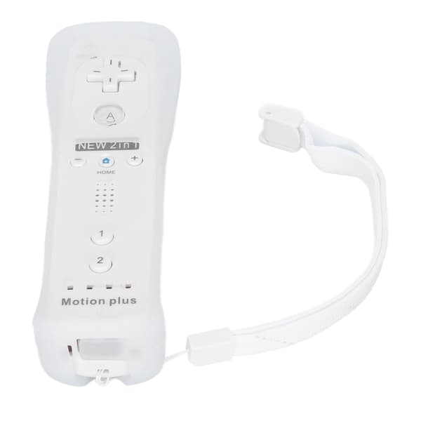 Wii U Fjernkontroll Vibrasjon Lyd Spillkontroller Motion Plus Tilbehør Hvit