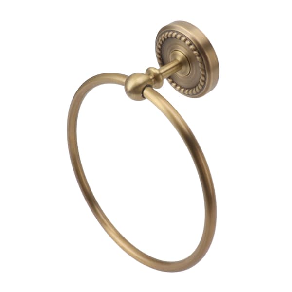 Koppar Rund Väggmonterad Badrum Handduksring Handduschhållare 970830