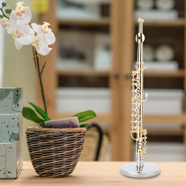 Mini gullfløyte modell - Musikkinstrumentgave til hjemmet