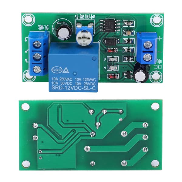 NE555 Tidsforsinkelsesrelémodul DC12V Bilelektronikk