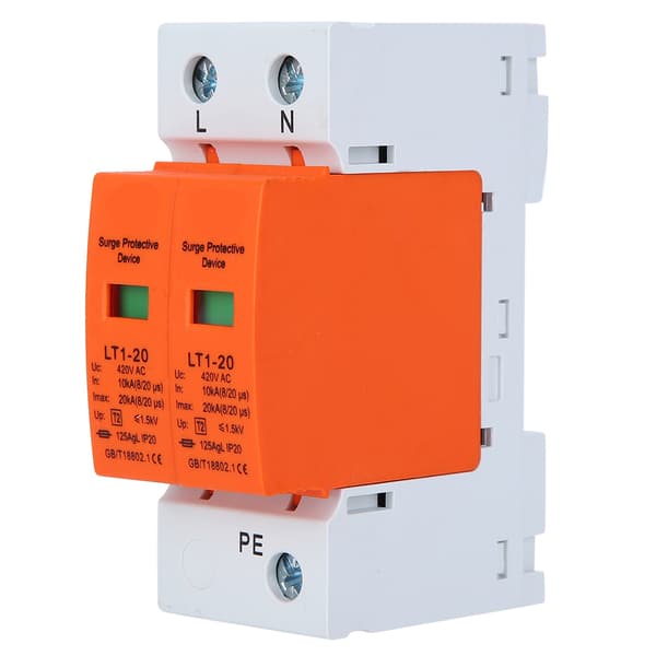 Oranssi Arc Module 2P LT120 20ka Ylijännitesuoja Ukkossuoja Modulaarinen Laite