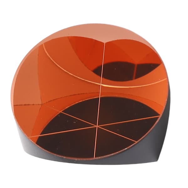 Kopparpläterad Holografisk Prismakub Trihedral Retroreflektor Optiskt Glas 25,4 mm