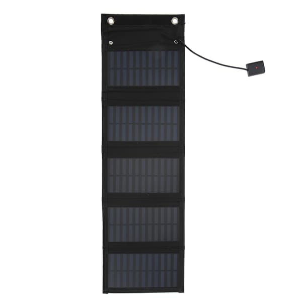 25W Solpanel Foldepakke IP65 Vandtæt Antioxidation med USB-kabel til Overvågningskameraer Bærbare Computere
