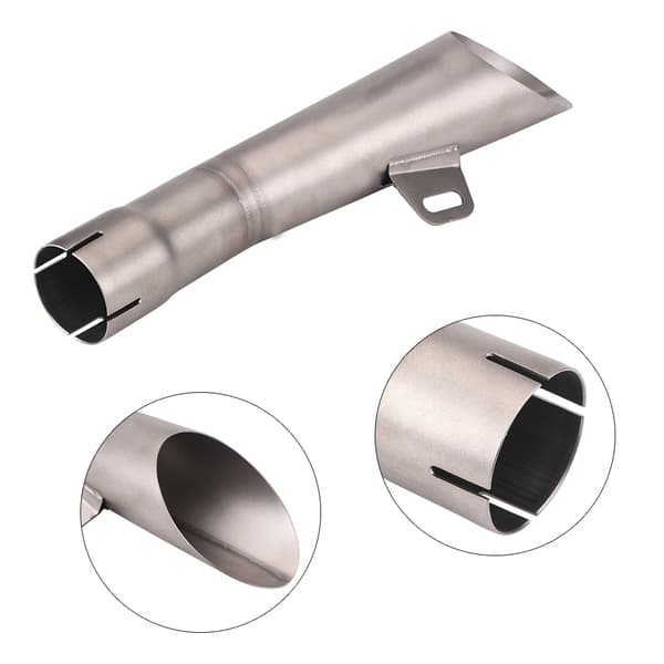 Universal Motorcykel Motocross Rustfrit Stål Udstødningsrør Tip Titanium Farve
