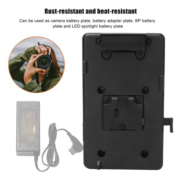 Batteri Back Pack Plade Adapter til Sony V Mount V Lock Batteri Til DSLR Kamera Videolys