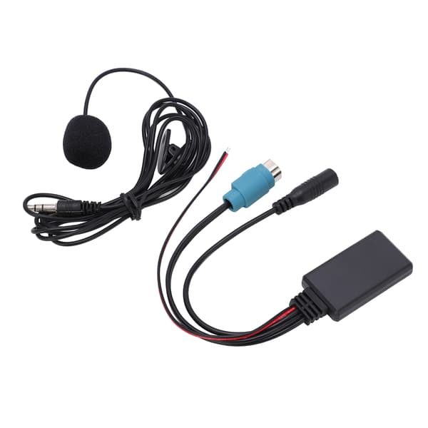 Alpine Bluetooth AUX Kabel Adapter Stereo Full Speed med Utskiftbar Mikrofon 2009 og oppover