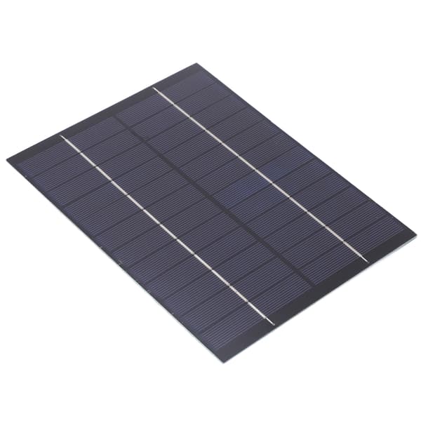 5.2W 12V Mini Solcellepanel Polykrystallinsk Silisium DIY Modul System 5521DC Utgang