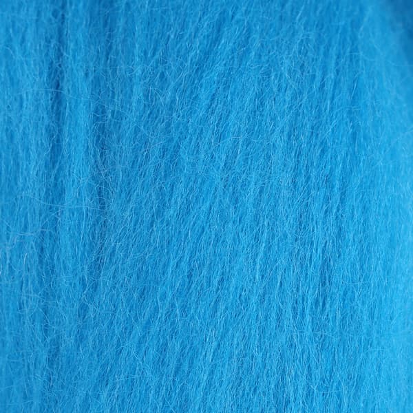 55g Blå Ull Roving Spinning Nålefilting Håndverksmateriale