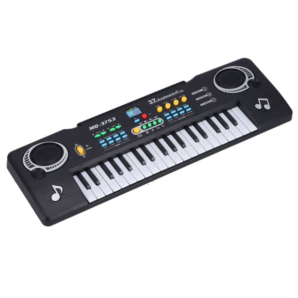 Elektronisk piano for barn, mini 37 tangenter, bærbart multifunksjonelt keyboard for barn som lærer