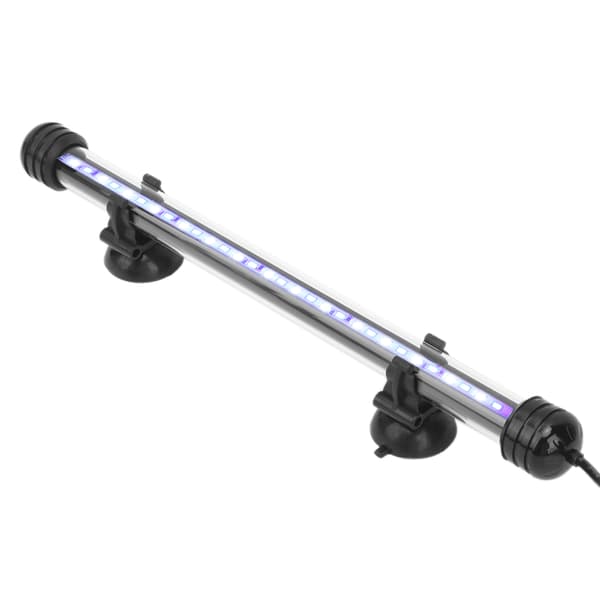 Vandtæt LED Akvariumbelysning 3 Tilstande Dæmpbar 100‑240V US Stik 28CM